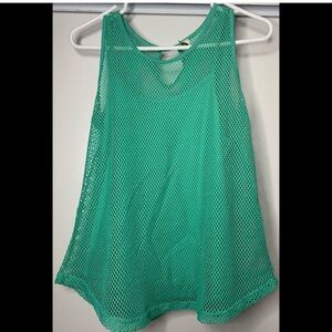 Green Relaxed Cut Out Jersey